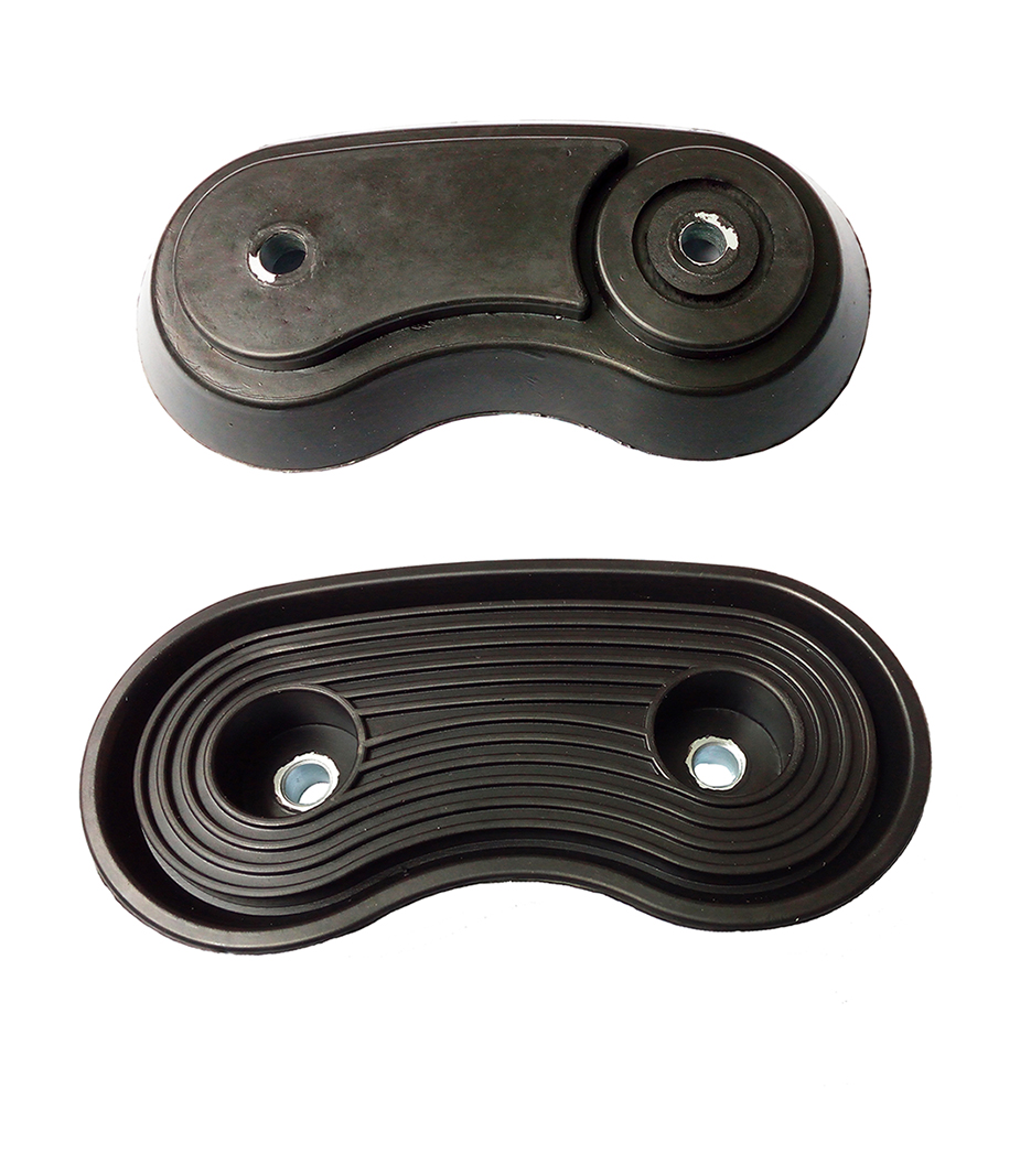 rubber vibration isolator,balck